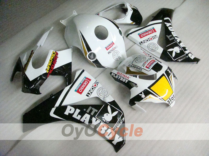 Injection Fairing kit for 08-11 CBR1000RR - White, Black - PlayBoy #OYO87900717 Secondary image