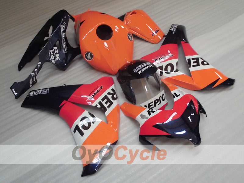 Injection Fairing kit for 08-11 CBR1000RR - Orange, Black - Repsol #OYO87900721