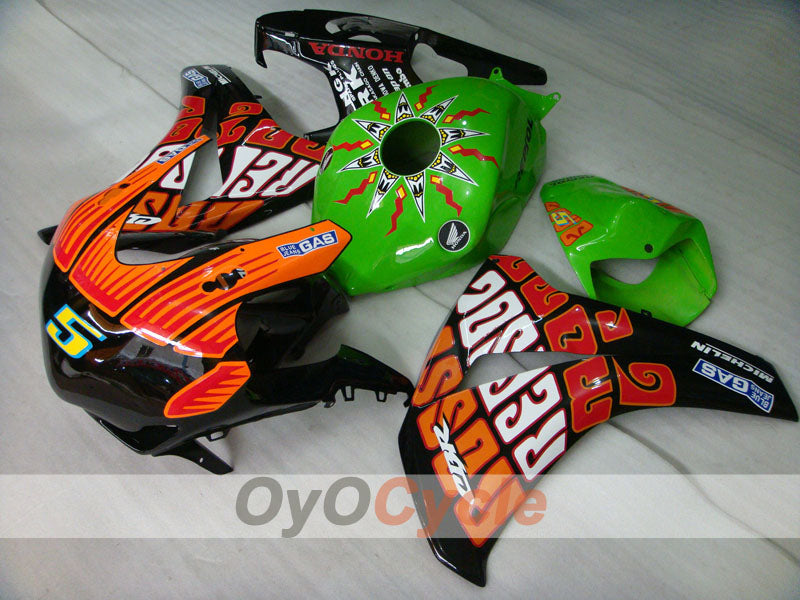 Injection Fairing kit for 08-11 CBR1000RR - Orange, Black - Rossi #OYO87900725 Secondary image