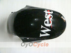Injection Fairing kit for 08-11 CBR1000RR - White, Black - West #OYO87900729