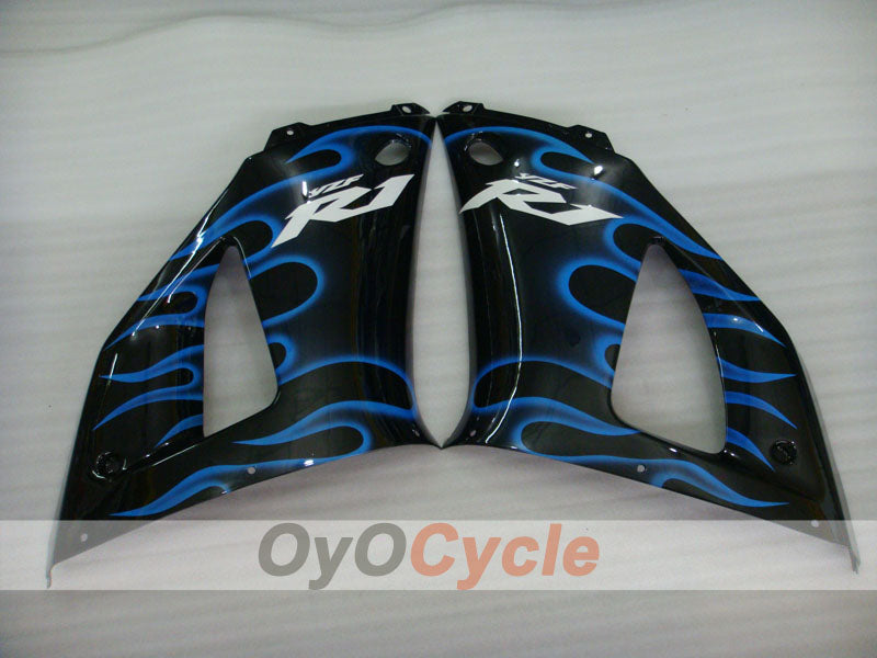 Injection Fairing kit for 98-99 YZF-R1 - Blue, Black - Flame #OYO87900741