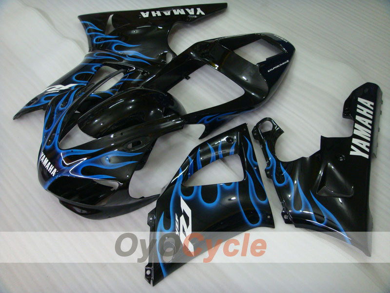 Injection Fairing kit for 98-99 YZF-R1 - Blue, Black - Flame #OYO87900741