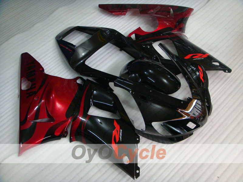 Injection Fairing kit for 98-99 YZF-R1 - Red, Black - Factory Style #OYO87900751