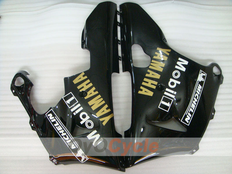Injection Fairing kit for 98-99 YZF-R1 - White, Black - West #OYO87900757