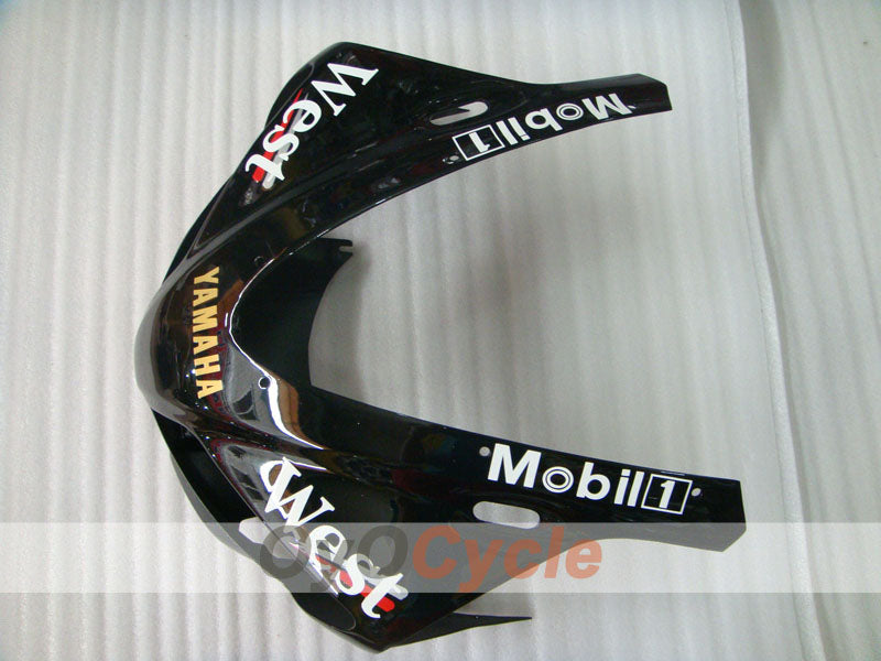 Injection Fairing kit for 98-99 YZF-R1 - White, Black - West #OYO87900757
