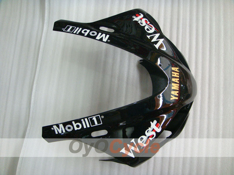Injection Fairing kit for 98-99 YZF-R1 - White, Black - West #OYO87900757