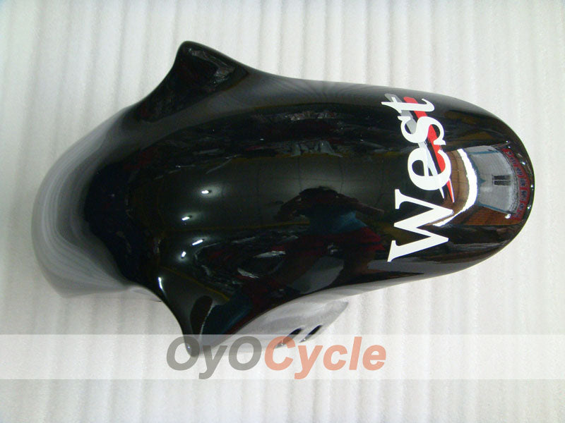 Injection Fairing kit for 98-99 YZF-R1 - White, Black - West #OYO87900757
