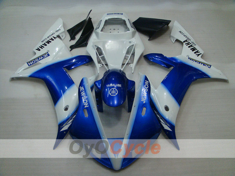 Injection Fairing kit for 02-03 YZF-R1 - Blue, White - JEWSON #OYO87900800