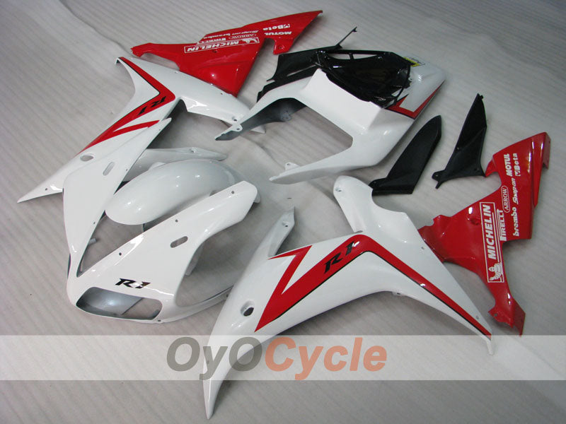 Injection Fairing kit for 02-03 YZF-R1 - Red, White - Factory Style #OYO87900803 Secondary image