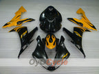 Injection Fairing kit for 04-06 YZF-R1 - Yellow, Black - Flame #OYO87900830