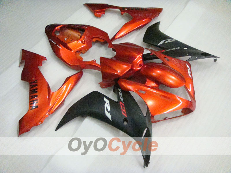 Injection Fairing kit for 04-06 YZF-R1 - Orange, Black, Matte - Factory Style #OYO87900843 Main image