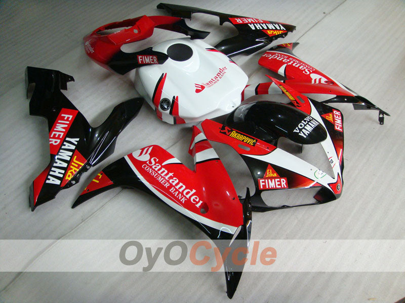 Injection Fairing kit for 04-06 YZF-R1 - Red, Black - Santander #OYO87900849