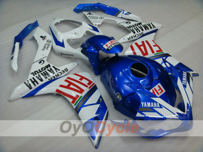 Injection Fairing kit for 07-08 YZF-R1 - Blue, White - FIAT #OYO87900859 Main image