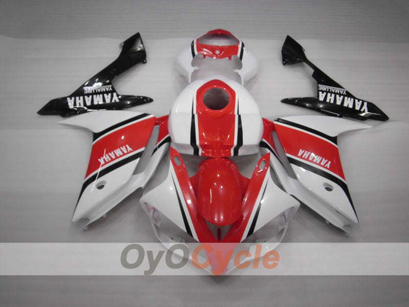 Injection Fairing kit for 07-08 YZF-R1 - Red, White - Factory Style #OYO87900866 Secondary image