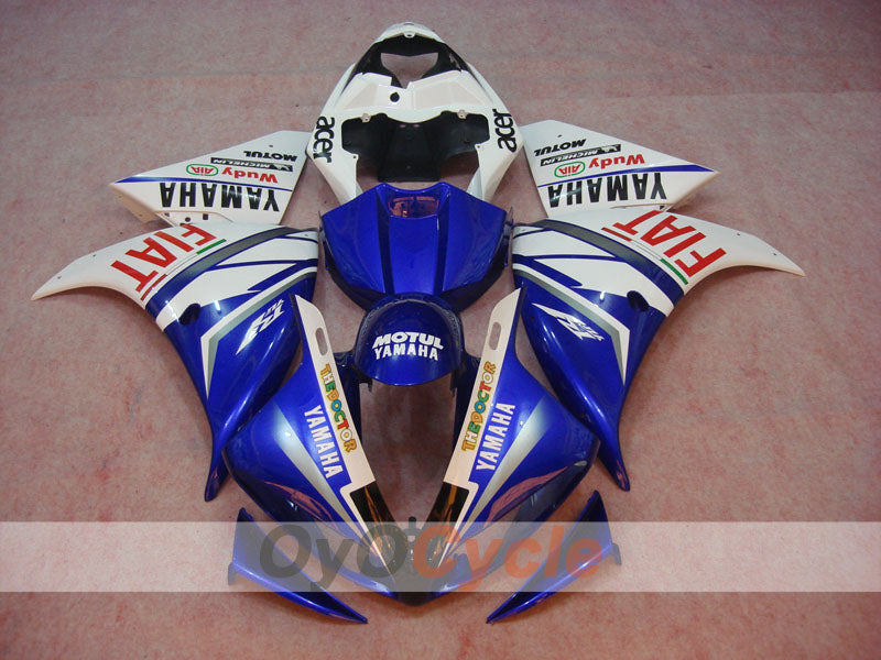 Injection Fairing kit for 09-11 YZF-R1 - Blue, White - FIAT #OYO87900885 Secondary image