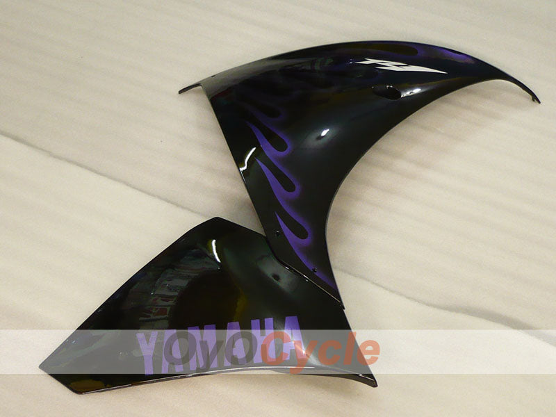 Injection Fairing kit for 09-11 YZF-R1 - Purple, Black - Flame #OYO87900889