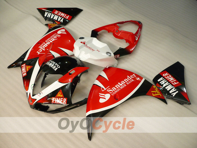Injection Fairing kit for 09-11 YZF-R1 - Red, Black - Factory Style #OYO87900899