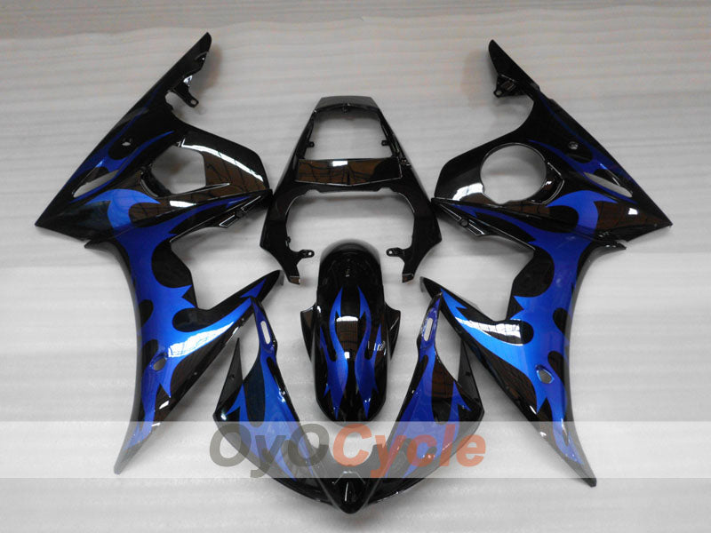 Injection Fairing kit for 05 YZF-R6 - Blue, Black - Flame #OYO87902643