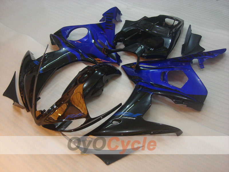 Injection Fairing kit for 05 YZF-R6 - Blue, Black - Flame #OYO87902629