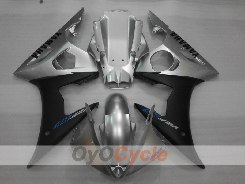 Injection Fairing kit for 03-04 YZF-R6 - Black, Silver, Matte - Factory Style #OYO87900914 Secondary image