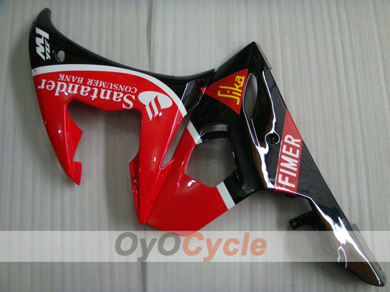 Injection Fairing kit for 05 YZF-R6 - Red, Black - Santander #OYO87902619