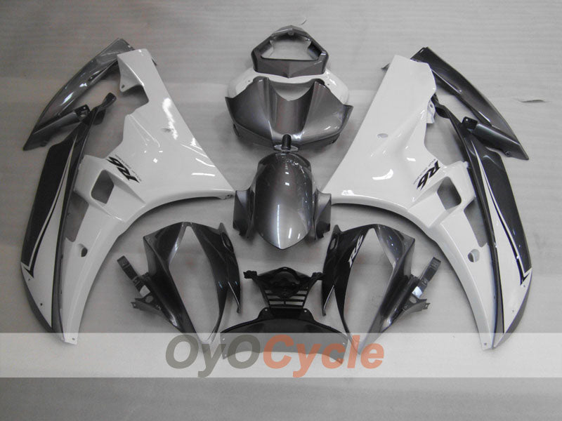 Injection Fairing kit for 06-07 YZF-R6 - White, Black - Factory Style #OYO87900943