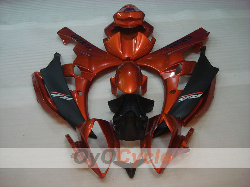 Injection Fairing kit for 06-07 YZF-R6 - Orange, Black, Matte - Factory Style #OYO87900945 Secondary image