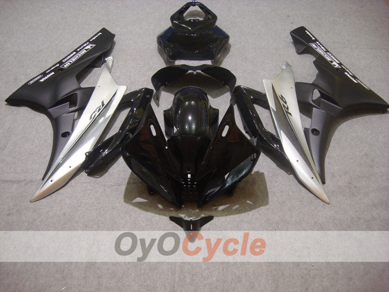 Injection Fairing kit for 06-07 YZF-R6 - Black, Silver, Matte - Factory Style #OYO87900946
