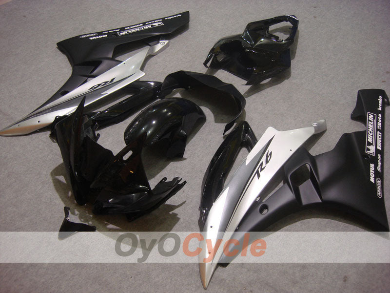 Injection Fairing kit for 06-07 YZF-R6 - Black, Silver, Matte - Factory Style #OYO87900946