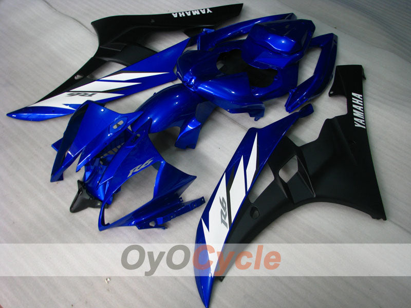 Injection Fairing kit for 06-07 YZF-R6 - Blue, Black, Matte - Factory Style #OYO87900951 Secondary image