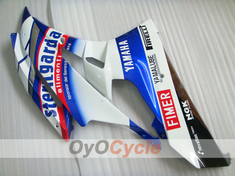 Injection Fairing kit for 06-07 YZF-R6 - Blue, White - Sterilgarda #OYO87900954