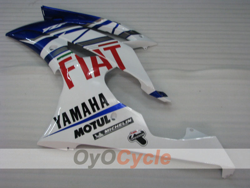 Injection Fairing kit for 08-16 YZF-R6 - Blue, White - FIAT #OYO87900960