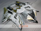 Injection Fairing kit for 08-16 YZF-R6 - Green, White - Flame #OYO87900963