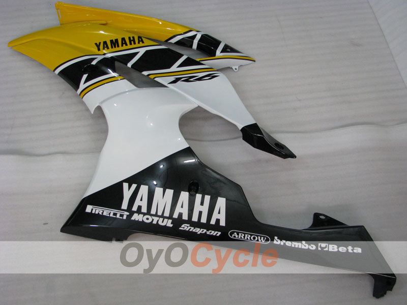 Injection Fairing kit for 08-16 YZF-R6 - Yellow, Black - Factory Style #OYO87900975