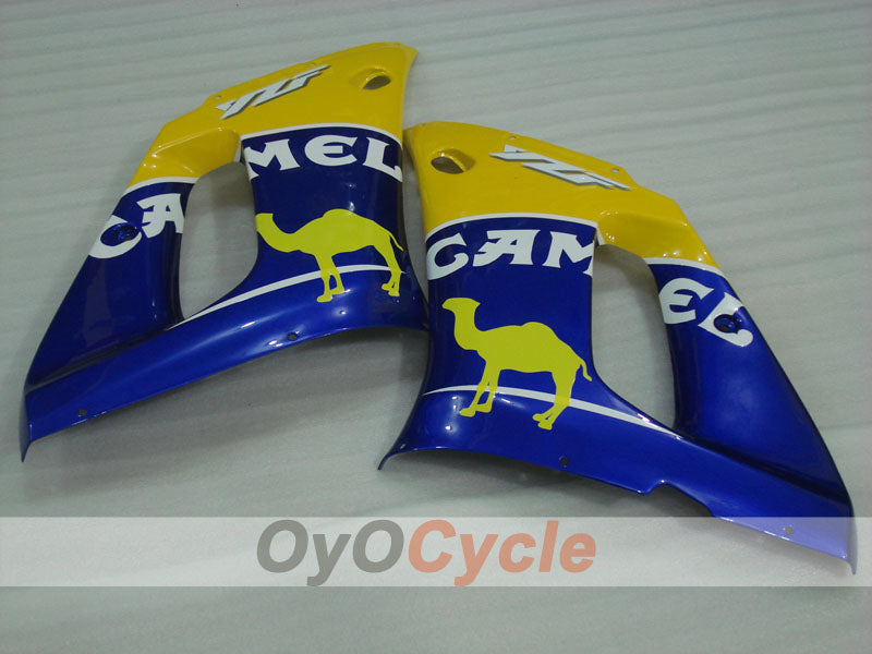 Injection Fairing kit for 98-02 YZF-R6 - Yellow, Blue - Camel, MOTUL #OYO87900981