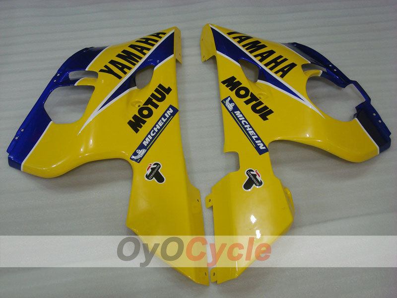 Injection Fairing kit for 98-02 YZF-R6 - Yellow, Blue - Camel, MOTUL #OYO87900981