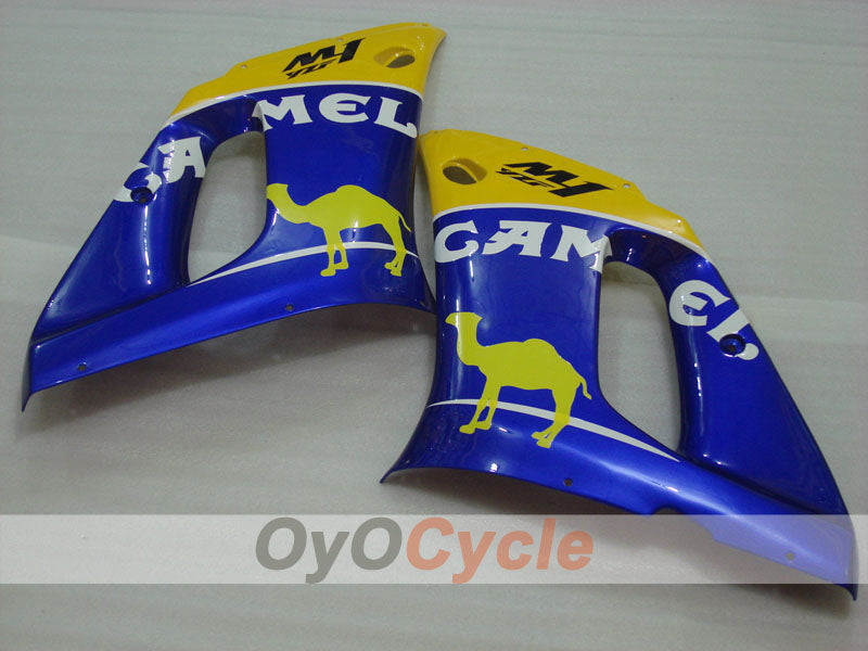 Injection Fairing kit for 98-02 YZF-R6 - Yellow, Blue - Camel, MOTUL #OYO87900982