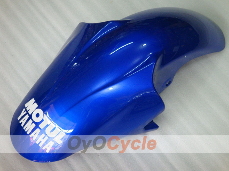 Injection Fairing kit for 98-02 YZF-R6 - Blue, White - FIAT, MOTUL #OYO87900986