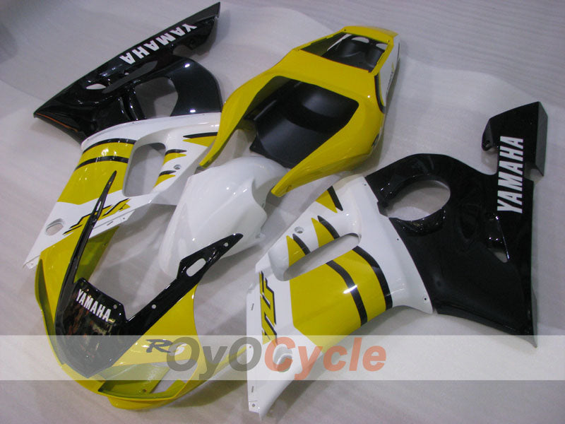 Injection Fairing kit for 98-02 YZF-R6 - Yellow, White - Factory Style #OYO87901020 Main image