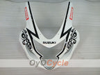 Injection Fairing kit for 04-05 GSXR600 - White, Black - Corona, MOTUL #OYO87901164