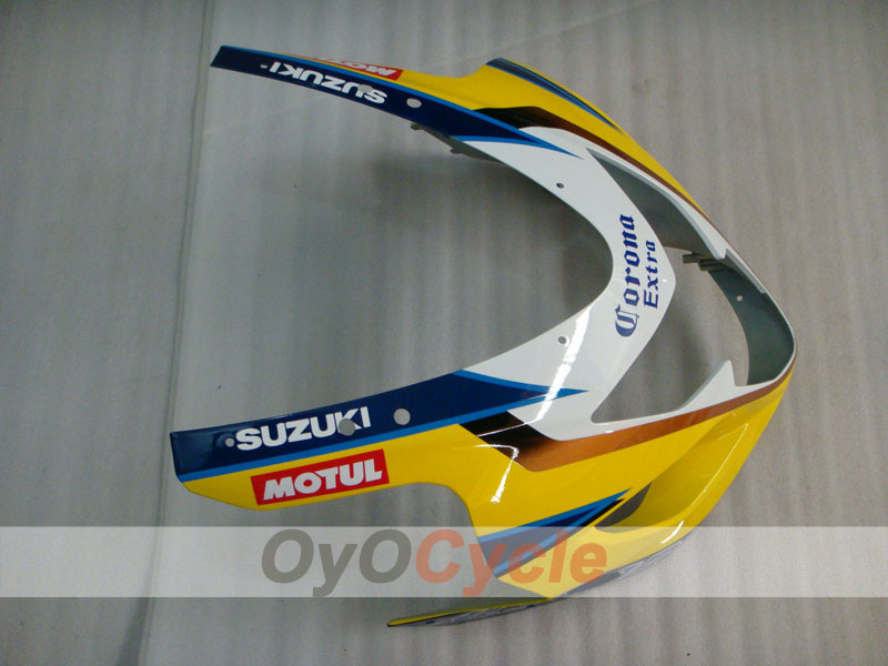 Injection Fairing kit for 04-05 GSXR600 - Yellow, Black - Corona, MOTUL #OYO87901166