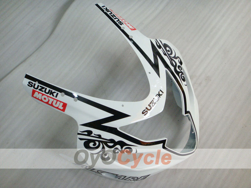 Injection Fairing kit for 04-05 GSX R750 - White, Black - Corona #OYO87901245