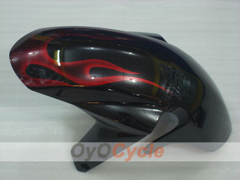 Injection Fairing kit for 04-05 GSXR600 - Red, Black - Flame #OYO87901186