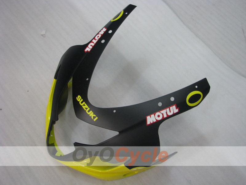 Injection Fairing kit for 04-05 GSXR600 - Yellow, Black, Matte - DUNLOP, Jordan, MOTUL #OYO87901197