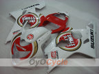Injection Fairing kit for 04-05 GSXR600 - Red, White - Lucky Strike #OYO87901203