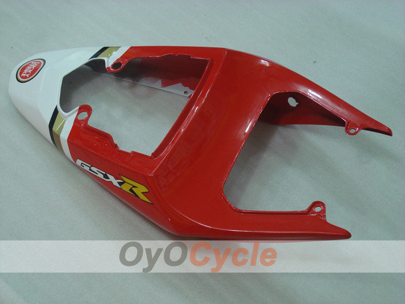 Injection Fairing kit for 04-05 GSXR600 - Red, White - Lucky Strike #OYO87901203