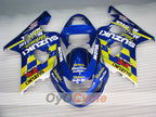 Injection Fairing kit for 04-05 GSX R750 - Yellow, Blue - Movistar #OYO87901165