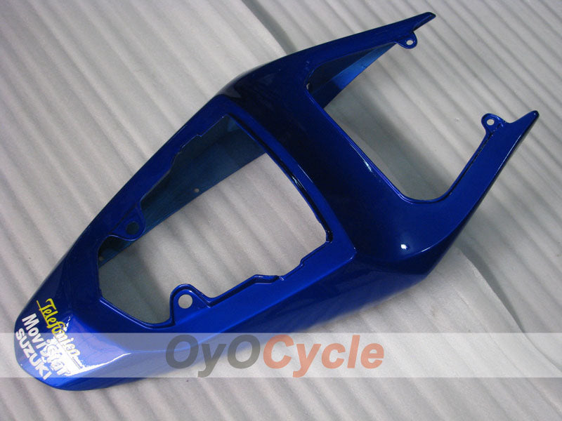 Injection Fairing kit for 04-05 GSX R750 - Yellow, Blue - Movistar #OYO87901165