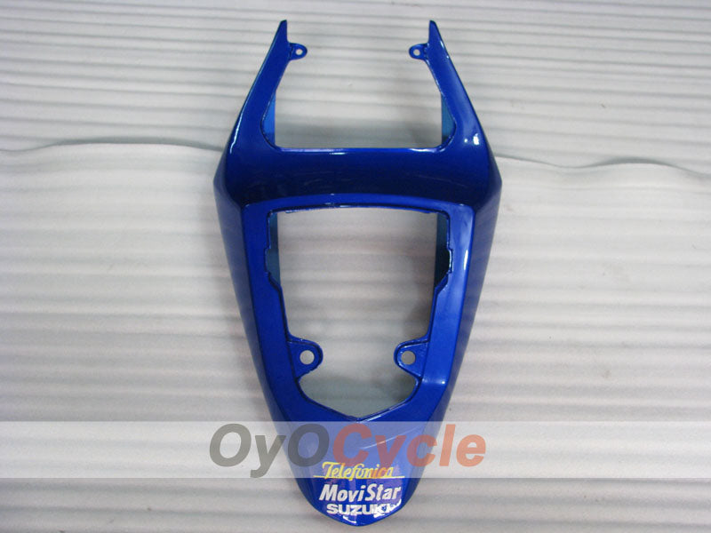 Injection Fairing kit for 04-05 GSX R750 - Yellow, Blue - Movistar #OYO87901165
