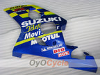 Injection Fairing kit for 04-05 GSXR600 - Yellow, Blue - MICHELIN, MOTUL, Movistar #OYO87901206